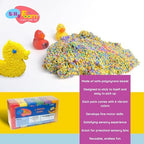 Silly Foam, Creative Modeling Foam Beads, 2-Pack Primary Colors, Perfect for Preschool and Kids, Arts, Crafts, Sensory Play, Non-Toxic (12 Blocks Red, Orange, Yellow, Green, Blue, Purple) (Age 3+)