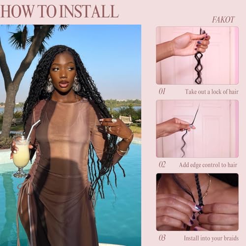 Burgundy Human Braiding Hair 100g 18 Inch Deep Wave Bohemian Hair for Braiding, No Weft, 99J, Boho Braids, 2 Bundles/Pack