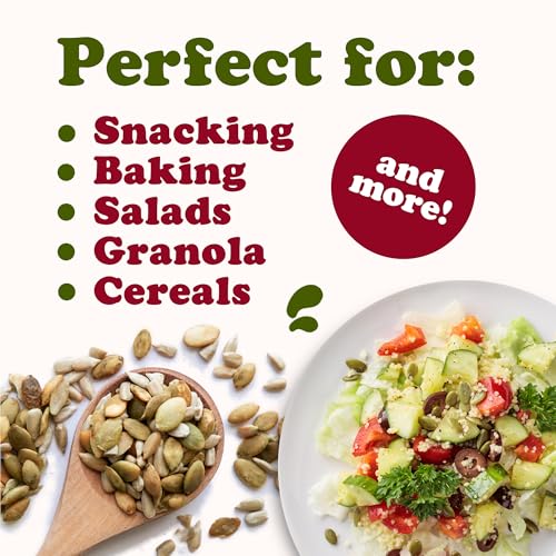 Food to Live Organic Dry Roasted Sunflower and Pumpkin Seed Mix, 8 Ounces – Oven Roasted, No Oil added, Healthy, Natural Snack, Rich in Protein, Perfect for Baking and Salads, Vegan, Kosher, Bulk