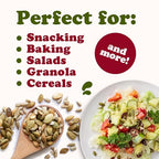 Food to Live Organic Dry Roasted Sunflower and Pumpkin Seed Mix, 8 Ounces – Oven Roasted, No Oil added, Healthy, Natural Snack, Rich in Protein, Perfect for Baking and Salads, Vegan, Kosher, Bulk