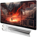 MTG Playmat - Non-Slip Backing Printing, Ideal for Card Game Enthusiasts TCG Playmat (Dragon Roar-Deck)