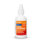 Amazon Basic Care Premium Saline Nasal Moisturizing Spray for Allergy Relief, Non-Medicated Relief for Dry Nose, 1.5 fl oz (1-Pack), Clear