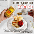 Kelley's Bee Pollen, 9 oz – 100% Raw Bee Pollen Granules, GO Texan Certified – Naturally Preserved Vitamins, Enzymes, Amino Acids & Protein – Gluten Free, Non-GMO, Paleo & Keto Friendly