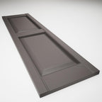 Ekena Millwork Lifetime Vinyl LP2S14X05100MS Standard Two Equal Panel Vinyls, Raised Panel Vinyl Shutters, w/Installation Shutter-Lok's & Matching Screws (Per Pair), 14 3/4"W x 51"H, Musket Brown