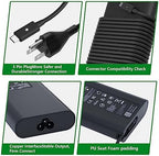 130W USB C Laptop Charger Compatible with Dell Computer XPS 15 17 9575 9500 9510 9520 9530 9700 9710 9720 9730,Precision 5470 5480 5550 5560 5530 5570 5750 5760 5770 3550 3560 3570 3571 2in1,Latitude