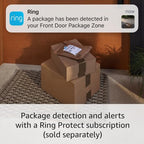 Ring Battery Doorbell Pro (newest model), Two-Way Talk with Audio+, 3D Motion Detection, and 1536p HD+ Head-to-Toe Video