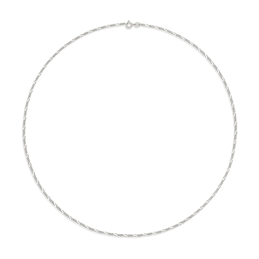 Amazon Essentials 14k Gold or Sterling Silver Plated Figaro Chain Necklace