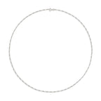 Amazon Essentials 14k Gold or Sterling Silver Plated Figaro Chain Necklace