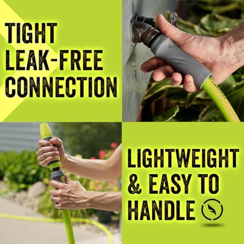 Flexzilla Garden Hose with SwivelGrip, 5/8 in. x 75 ft., Lightweight All-Weather Water Hose, Durable and Flexible, Leak-Free Connections