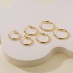 Hoop Earrings, Huggie Hoop Earrings for Women, Hypoallergenic Lightweight Small Hoop Earring for Womens 14mm/16mm/18mm (16mm)