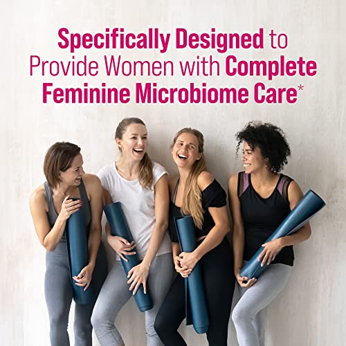 Culturelle Women’s 4-in-1 Daily Probiotic Supplements for Women - Supports Vaginal Health, Digestive Health, Immune Health, Occasional Diarrhea And Gas - Non-GMO - 30 Count