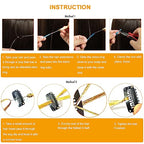 Hair Tinsel Kit (20 Colors, 4400 Strands, 48 Inches) Sparking Tinsel Hair Extensions Kit with Tools, Fairy Hair Tinsel Kit Heat Resistant Highlights Glitter Hair Extensions Hair Tensile Kit