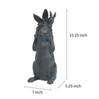 Newman House Studio Garden-Statues Bunny-Decor - Yard Proch Outdoor Décor