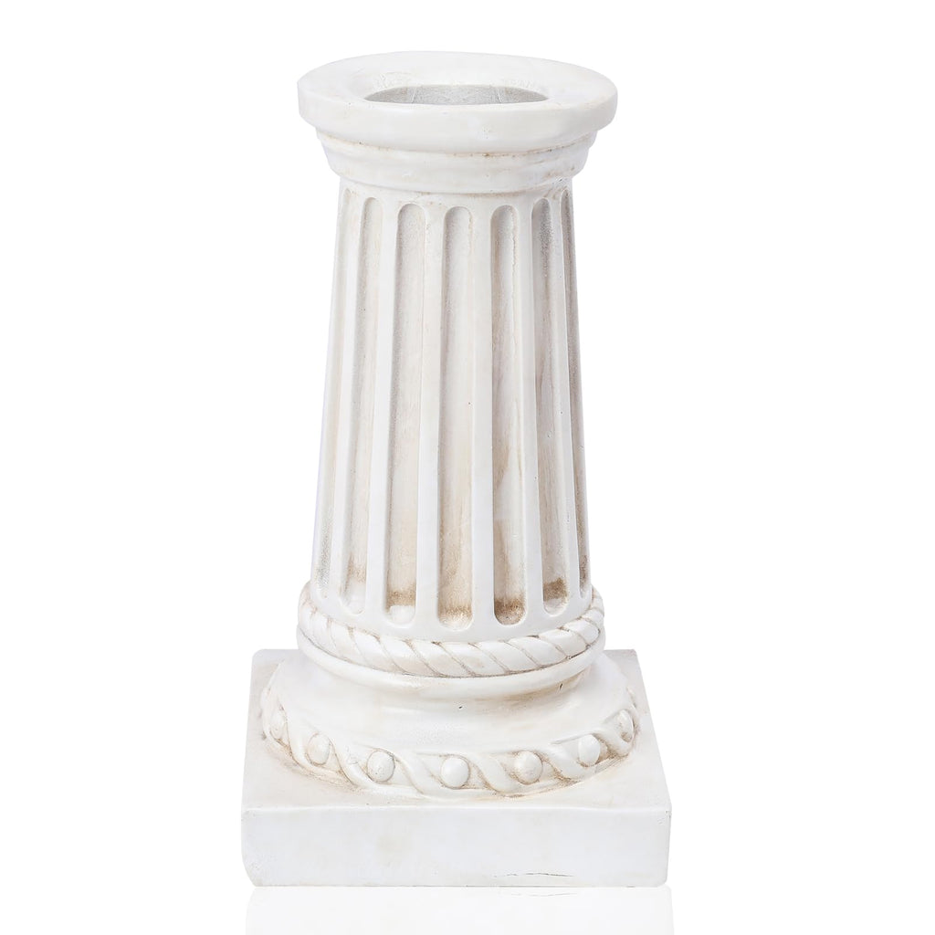 VCUTEKA Gazing Ball Stand, 8-10" Gazing Globe Outdoor Roman Garden Pedestal