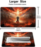 MTG Playmat - Non-Slip Backing Printing, Ideal for Card Game Enthusiasts TCG Playmat (Disaster befalls1-No Deck)