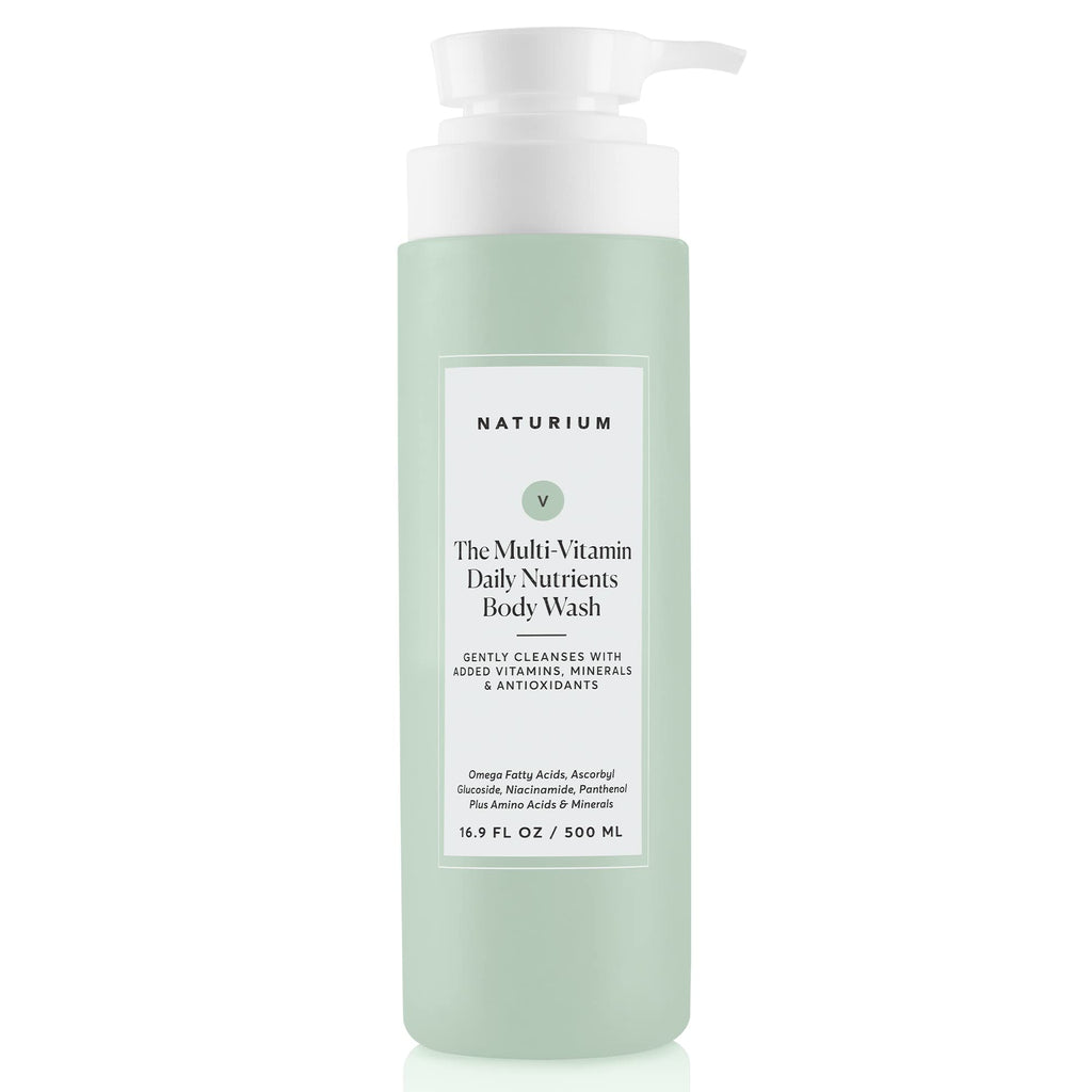 Naturium The Multi-Vitamin Daily Nutrients Body Wash, Hydrating Cleanser, 16.9 oz