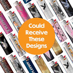 BIC Pocket Lighter, Special Edition Playboy (Holographic) Collection, Assorted Unique Lighter Designs, 8 Count Pack of Lighters