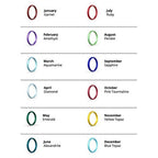 Enso Rings Thin Birthstone Silicone Ring – Unisex Wedding Engagement Band – Comfortable Breathable Design - 4.3mm Wide, 1.75mm Thick (Opal, 7)