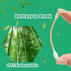 1000 Count Pointed Cotton Swabs - Double Precision Tips with Bamboo Stick for Beauty and Personal Care - for Eyebrow And Eyelash Application, Manicures And Nail Art, Cleaning Ears And Nose