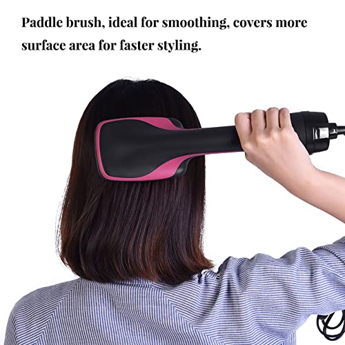 Sonew 2 in 1 Hair Dryer Brush & Straightener Brush, One-Step Hair Dryer and Styler, Negative Ion Blow Dryer Brush, Hot Air Brush Detangles, Dries, Smooths, Reduce Frizz & Static