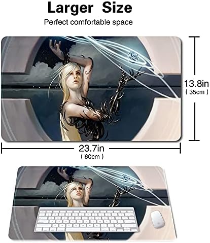 Board Game MTG Playmat Games Size 60X35 cm CCG Compatible for MTG CCG RPG Trading Card Game (Master Transmuter)