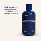 Trace Minerals | Liquid Multi Vitamin-Mineral | B Vitamins, Antioxidants, 72+ Ionic Daily Energy, Hair, Skin, Nails for Men and Women (Orange Mango)