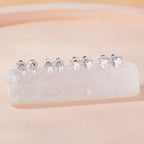 In Season Jewelry Tiny Solitaire Sterling Silver Kids Earrings – 4mm