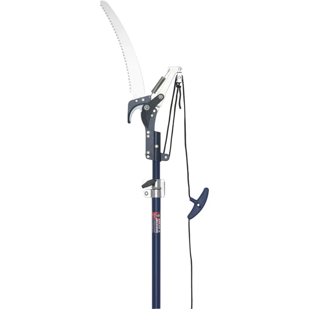 Spear & Jackson 4930FZ Razorsharp Telescopic Tree Pruner, Extendable Pole Handle for Removing High Branches, Sharp Saw Blade for Cutting Thick Limbs and Powerful Pull Cord Lopper for Light Trimming