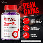Vital Grow XL Gummies, Vital Grow XL Testo Gummies Maximum Strength Advanced Vitamin Formula, Vital GrowXL Vitale VitalGrowXL Me Gomitas Premium Chewable Vitalgrow Supplement (60 Gummies)