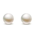 NORBU S925, AAAA+ Round Freshwater Stud Pearl Earrings for Women, Timeless Elegant Gifts for Mom Wife, Mothers Day/Wedding Anniversary/Christams