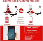 Red Light Therapy Lamp 10000Lux, 54 LEDs 660nm 850nm LED Red Light Therapy Lamp with Clips, Suitable for Home Skin Beauty, Anti-Aging, Relieving Muscle and Joint Pain.