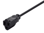 Monoprice Extension Cord - NEMA 5-15P to NEMA 5-15R, 15 Amp, 1875 Watt, 3-Prong, 16AWG, 20 Feet, Black