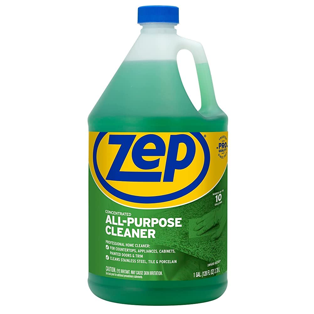 Zep Concentrated All-Purpose Cleaner and Degreaser - 1 Gallon (Case of 4) - ZU0567128 - Cuts Through Grease, Grime and Dirt With Ease, For Professional. Commercial and Household Use