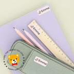 – Personalized Name Labels for Kids (120) – Waterproof & Durable Stickers for Clothing, School & Daycare Items - Dinosaurs