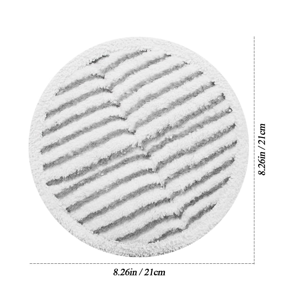 BeiLan Spinwave Mop Pads Fit for Bissell Spinwave 20399 23157 23159 2039A 2124A 20393 2039T 2039W 20391 20395 2307 2315A Soft Scrubby Pads for Hardwood Floor Cleaning Replacement Pads(8Pack)