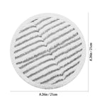 BeiLan Spinwave Mop Pads Fit for Bissell Spinwave 20399 23157 23159 2039A 2124A 20393 2039T 2039W 20391 20395 2307 2315A Soft Scrubby Pads for Hardwood Floor Cleaning Replacement Pads(8Pack)