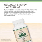Double Wood Supplements NMN (Nicotinamide Mononucleotide) 250mg, 60 Capsules - 30 Servings, Gluten Free