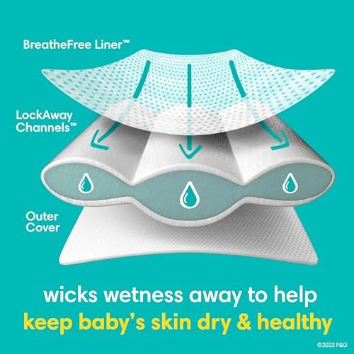 Pampers Swaddlers Disposable Baby Diapers Size 4, 150 Count with Sensitive Water Based Baby Wipes 4X Pop-Top Packs (336 Count)