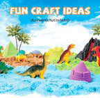 NiToy FlexiSand 11 lbs Moldable Self-Sticking Sand, Never Dries Out Fun for 3 Years and Up Kids Bulk Refill for Sensory Sand Box Toys, Ideal for Shaping, Squeezing Rolling (5kg, Neutral Shades)