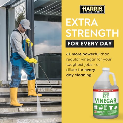Harris 30% Vinegar, Extra Strength with Easy Fill Funnel Included, Gallon