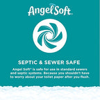 ANGEL SOFT Toilet Paper Bath Tissue, 12 Double Rolls, 260+ 2-Ply Sheets Per Roll