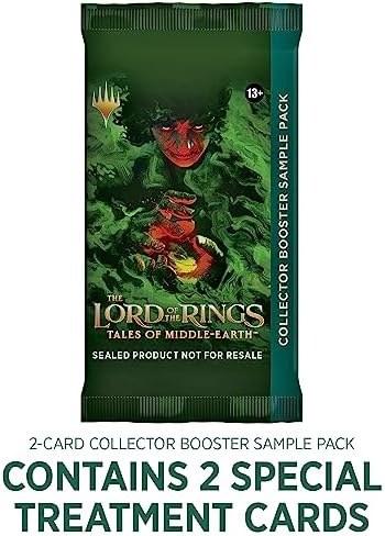 Magic: The Gathering The Lord of The Rings: Tales of Middle-Earth Commander Deck 3 + Collector Booster Sample Pack