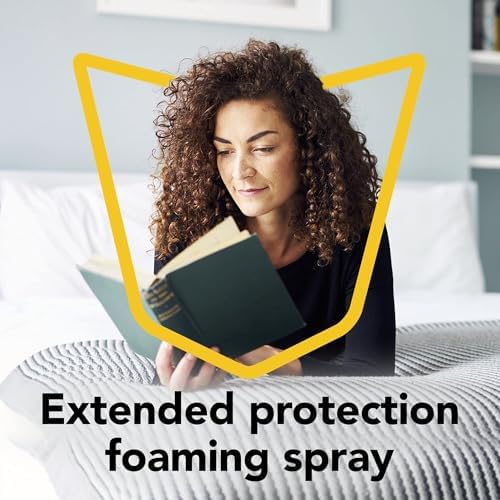 Raid Max Bed Bug Crack & Crevice Extended Protection Foaming Spray, Kills Bed Bugs for up to 8 weeks on Laminated Woods and Surfaces, 17.5 oz