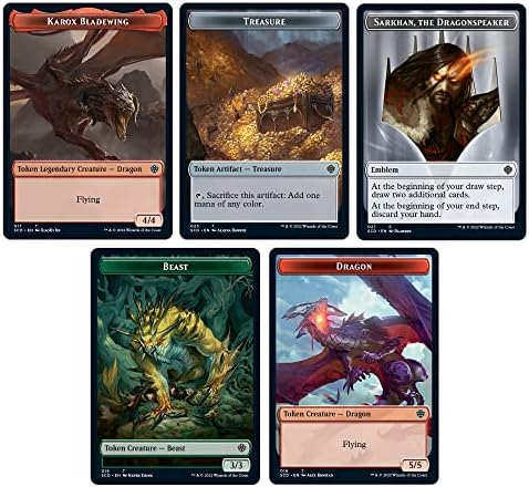 Magic: The Gathering Starter Commander Deck – Draconic Destruction (Red-Green) | Ready-to-Play Deck for Beginners and Fans | Ages 13+ | Collectible Card Games