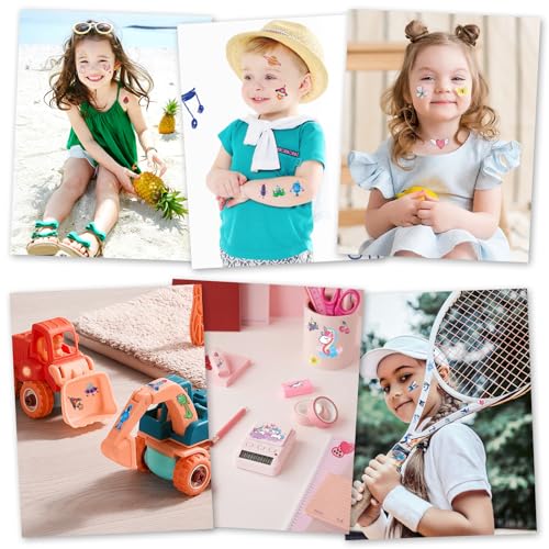 Metker Tattoos for Kids - 150 Sheets(1700+ Mixed Styles Patterns) | Temporary Tattoos Stickers for Girls and Boys | Goody Bag Favor for Parties | Non-toxic、Skin-Safe*、Cosmetic-Grade
