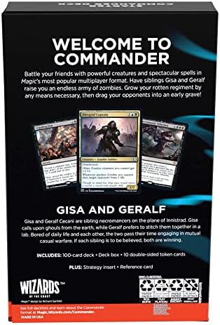 Magic: The Gathering Starter Commander Deck – Grave Danger (Blue-Black) | Ready-to-Play Deck for Beginners and Fans | Ages 13+ | Collectible Card Games