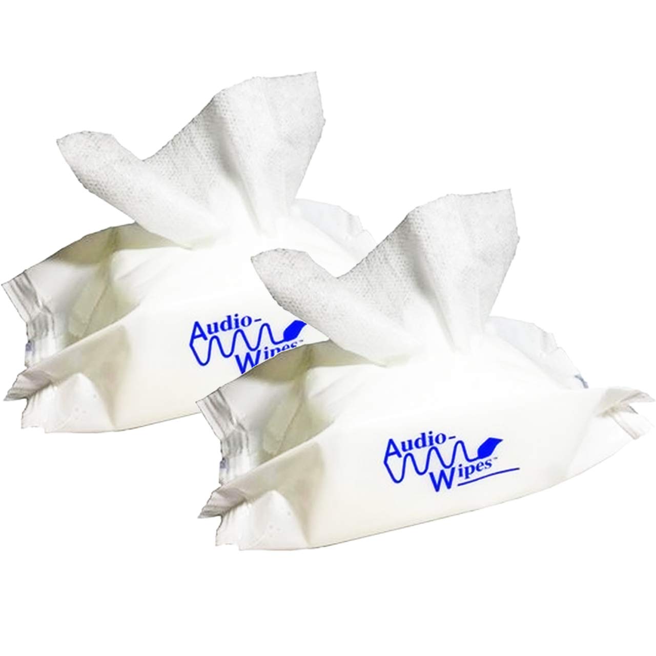 Audiologist's Choice Audiowipes Towelettes Portable Pouch with pack of two