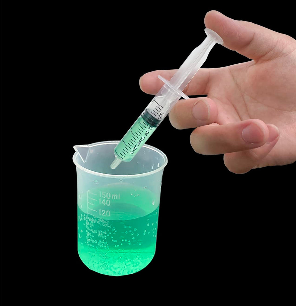 5ml Syringe for Liquid, Oral, Scientific Labs, Measurement, Dispensing, with Cap- 3 Pack 5ml Syringes