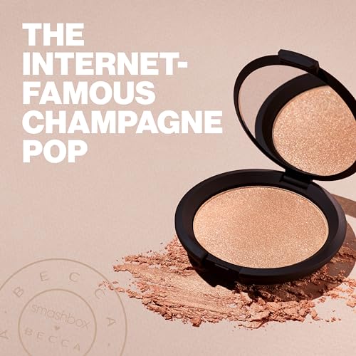Smashbox X BECCA Shimmering Skin Perfector Pressed Highlighter | Luminous Glow + Buildable, 0.25 oz.