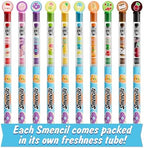Smencils - Patented Gourmet Scented Graphite HB #2 Pencils Made from Recycled Newspapers, 10 Count, Gifts for Kids, School Supplies